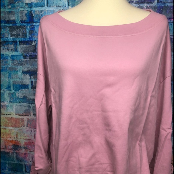 Free People Cropped Cotton Sweatshirt - Picture 2 of 4